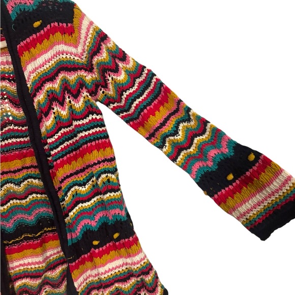 Boston Proper Colorful Cardigan Medium - Picture 2 of 6